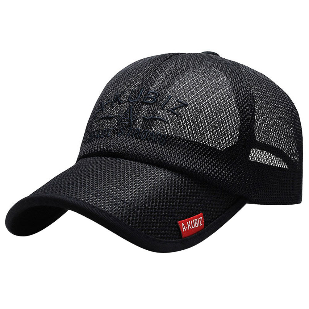 Men Women Trucker Hat Summer Mesh Baseball Cap Adjustable Breathable Visor Hat