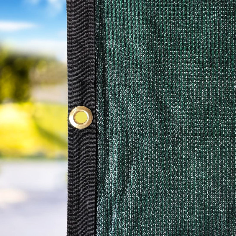 Dark 10Ftx16ft Rv Sunblock Panel Kit, High - Quality , Proof, Long Lasting Use, Ideal For Camping And Holidays, 90% Shading, Edge Grommets, Lightweight Easy To Carry Along Awning Shade Screen Kit In