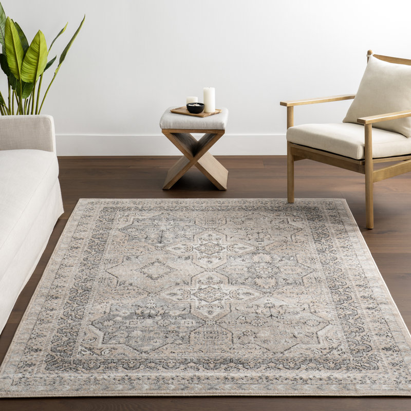 Tapis traditionnel à médaillon Tindon, Rectangle 9 pi x 12 pi