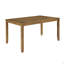 Ensemble de table de salle à manger en chêne 6 pièces - Grande table rectangulaire avec banc rembourré et 4 chaises à dossier en X, structure en bois d'hévéa massif, mobilier de cuisine de ferme pour les dîners de famille et les rassemblements