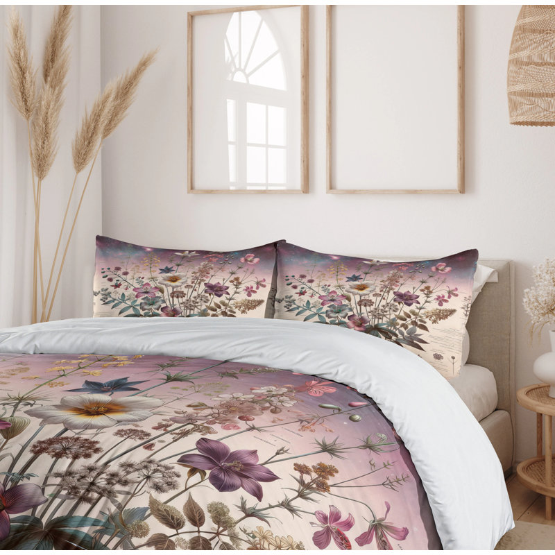 Botanic Duvet Cover, California King Duvet Cover + 2 Standard Shams