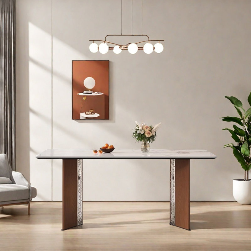 Table en bois de frêne de qualité supérieure, 29.52"H x 59.05"L x 31.49"W