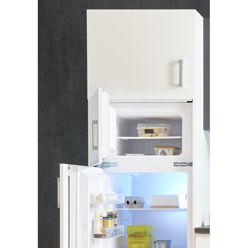 BBK Silver 212cmH x 280cmW x 60cmD Particleboard Ready-to-Assemble Kitchen Cabinet Set