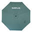 Parasol de terrasse avec frange de 10 pi Idaly avec poteau en aluminium couleur bois Idaly-365249624