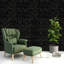 Panneaux muraux imitation marbre noir et blanc 23,6 po x 11,8 po Falkirk Moray (paquet de 10)