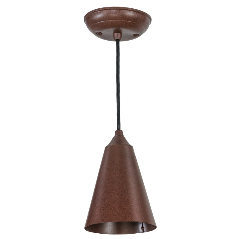 Luminaire suspendu 1 lumière à cône simple