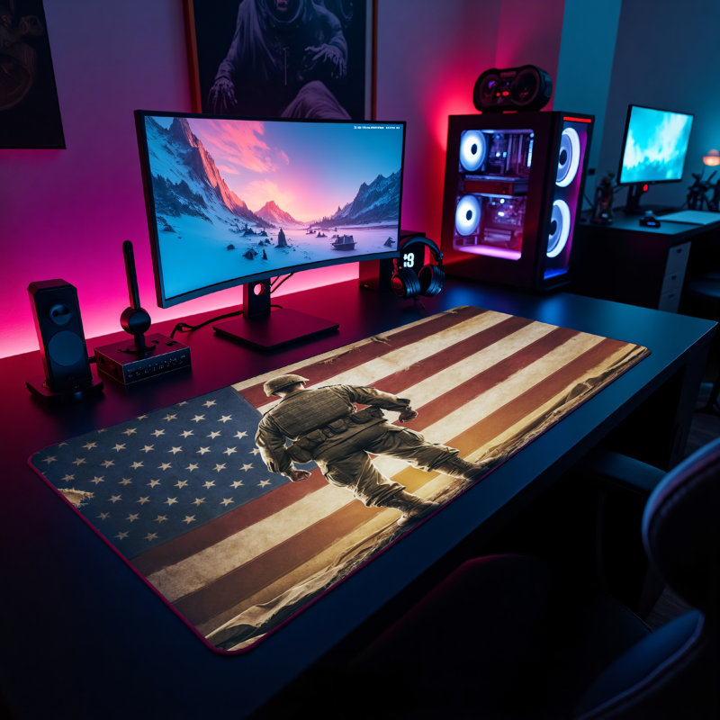 Polyester Desk Pad, 23.6x13.8