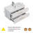 Gloss Wall-Mounted Bathroom Vanity With Mirro-1103263273-1103263272-1103263277