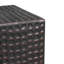 Cube de table d'appoint cannelé pour l'extérieur - Table de bout de patio résistante aux intempéries | Idée de cadeau-200333007