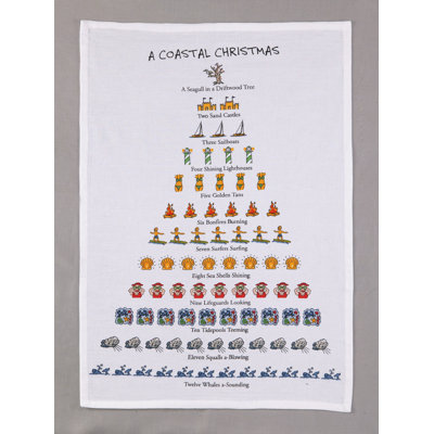 Serviette de cuisine A Coastal Christmas