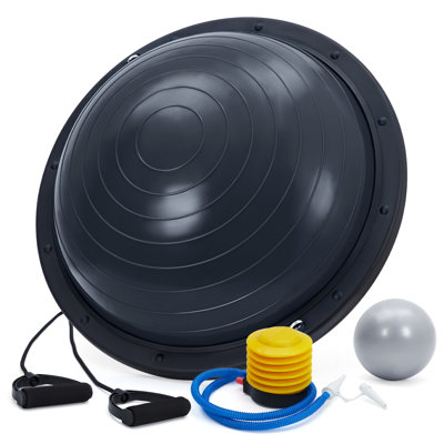 GarveeHome Black and Blue and Gray Yoga Wheel