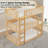 Modern Rubber Wood Twin Over Twin Over Twin Triple Bunk Bed - Detachable Design With Ladders & Full Guardrails, Astm F1427 Certified, Space-saving Furniture For 3 Kids/teens-1021824878