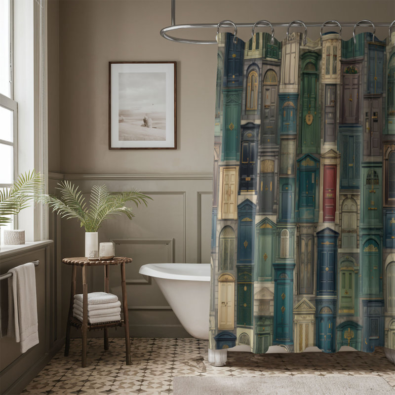 Rideau de douche Alexsis, H 74 po x l 71 po