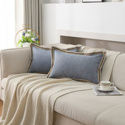 Housse de coussin de couleur