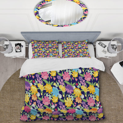 Mauve et jaune - Ensemble de housse de couette Cabin & Lodge