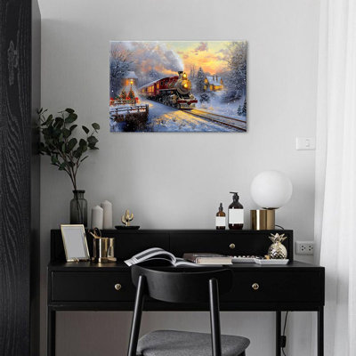 1 Piece Wrapped Canvas Wall Art