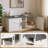 Double Cat Litter Box Enclosure Furniture-24737058