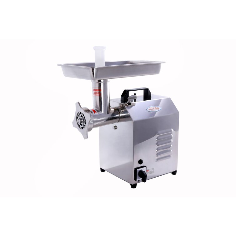 MegaChef White 1200 Watt 2-Speed Automatic Meat Grinder with Stainless  Steel Parts - ETL Safety Listed in the Meat Grinders department at