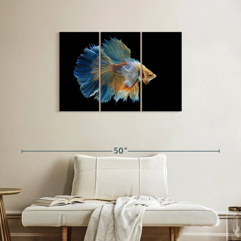 Brampt Sublime Fighter Fish, 24" H x 38" W