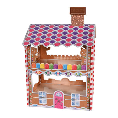 Beistle - 17½ po x 11¾ po - Multicolore - Gingerbread House
