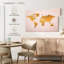 Aliaz Gold On Pink World Map-108952686