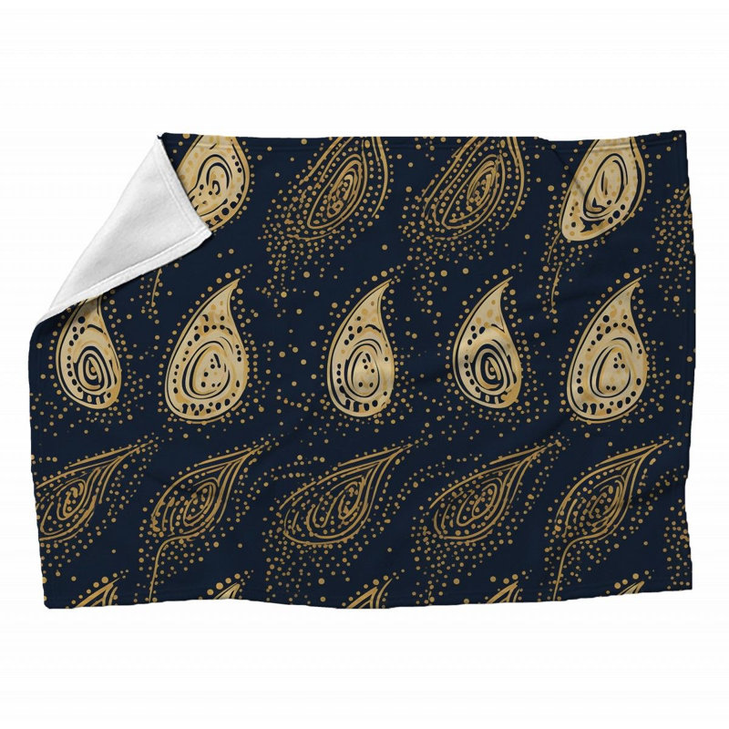 Machine Printed Throw Blanket, Throw