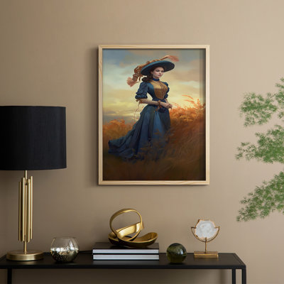 Reproduction encadrée WOMEN Series CMLXV - bois massif