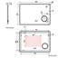White Aluminium Framed Bathroom Mirror, Full Frosted Edge, Anti-Fog, Magnifier, Touch Dimmable LED &-515110807