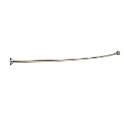 72" Curved Fixed Shower Curtain Rod