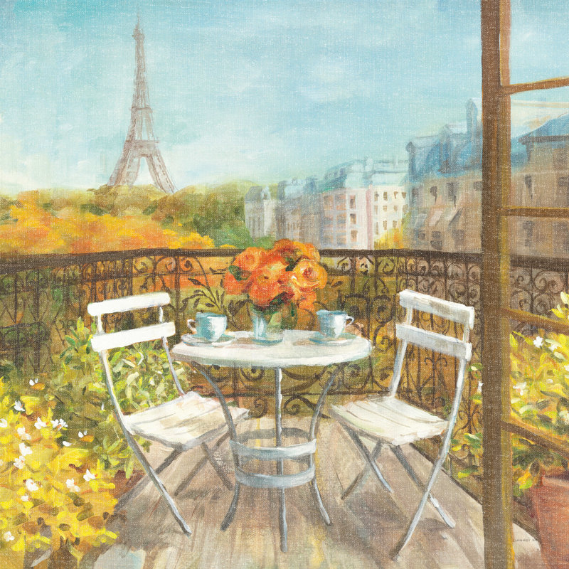 " September In Paris Crop ", 12" H x 12" W