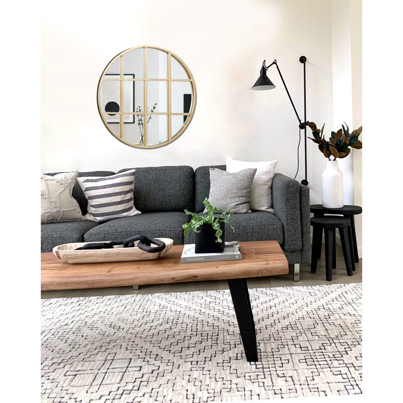 Miroir d'appoint Eigil, Or