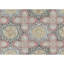 Hand-Knotted High-Quality Green and Rose Area Rug