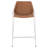 Chaliah Upholstered Faux Leather Counter Stool with Stainless Steel Frame-1648794933-1686811672