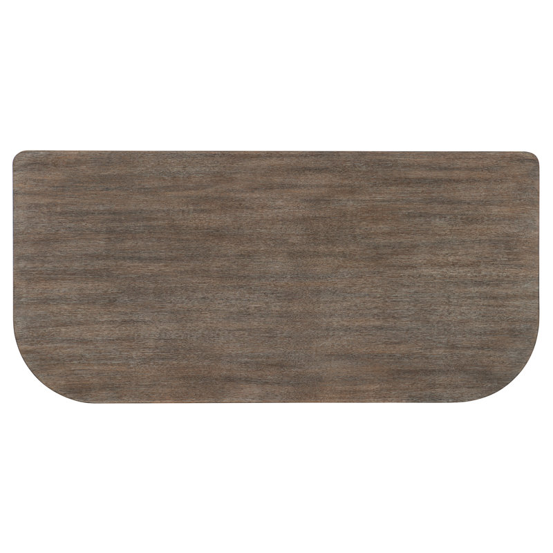 Modern Mood Solid Wood Executive Desk, Mink