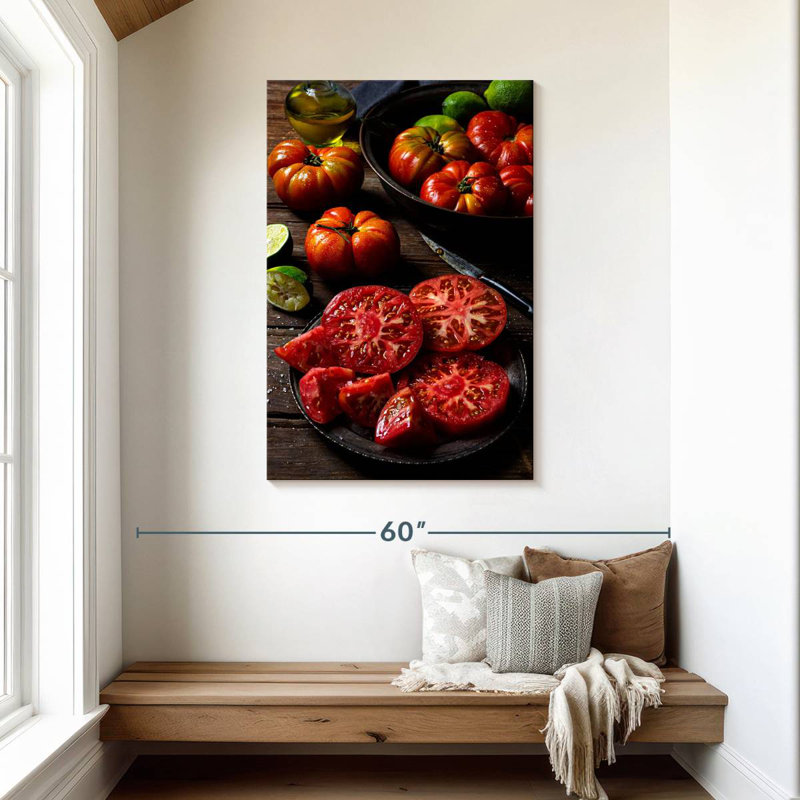 Yarlin Sliced Heirloom Tomatoes, 45" H x 30" W
