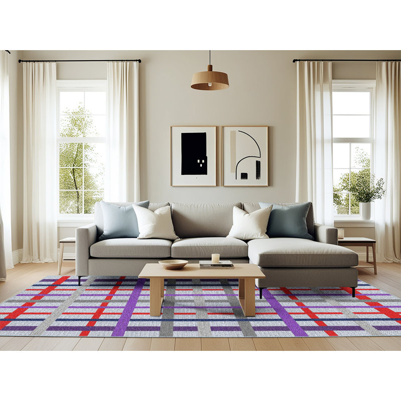 Tapis gris Kirkbride, Rectangle 6 pi x 9 pi