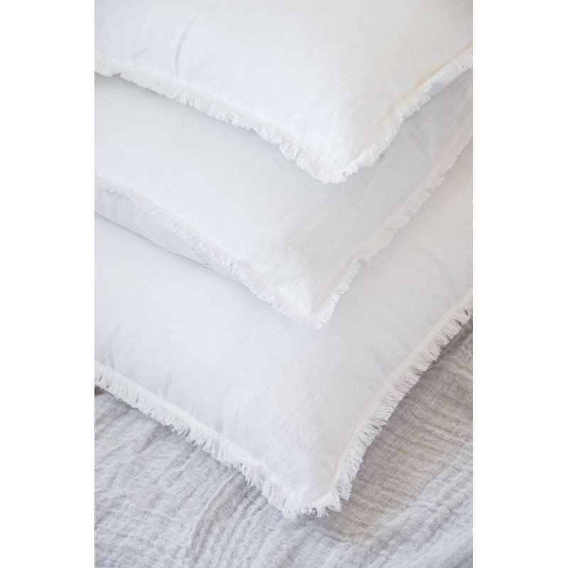 Lumbar Pillow Cover & Insert, Bright White, Down Blend
