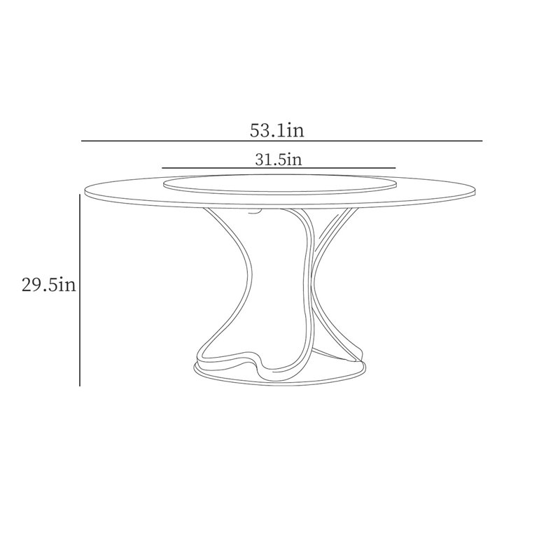 Ithnan, 29.5”H x 61”L x 61”W