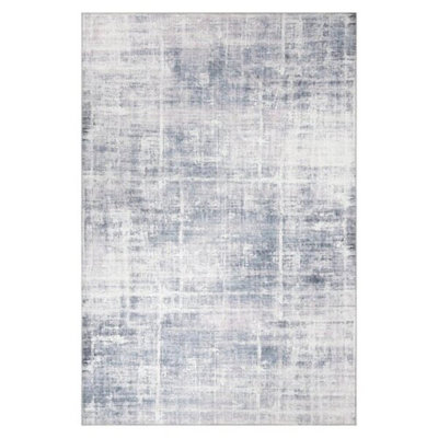 Luxurious Machine Washable Carpet, 100% Polyester, 7.5 x 10.8 Feet | Pile Height: 0.2 Inches, 1850 g/m² | Recycled Poly Cotton Underside, Easy Care, Perfect for Living Room & Bedroom, Soft & Durable Design