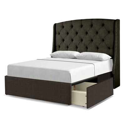 Upholstered Platform Storage Bed