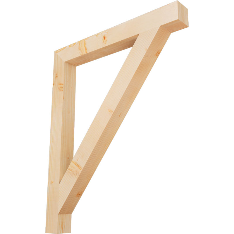 Support de bloc traditionnel, Douglas (lisse), H 44 po x l 4 po x P 36 po