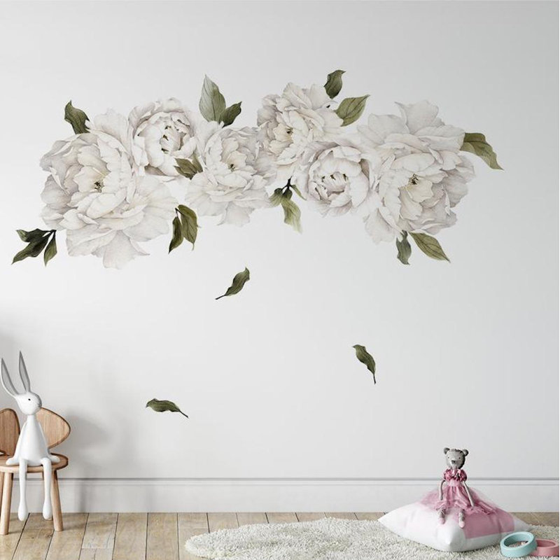 Adhésif décoratif pivoine flowers