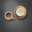 Service de table en porcelaine 24 pièces BergHOFF GEM, blanc et or