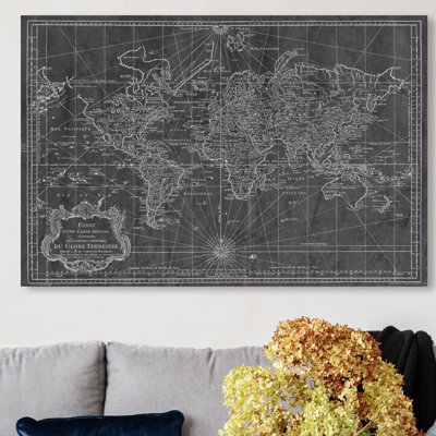 " World Map 1778 " by Oliver Gal
