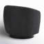 Fauteuil demi-tonneau pivotant rembourré Marcy-1447839038