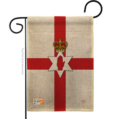 Double Sided 18.5'' H x 13'' W Burlap Garden Flag