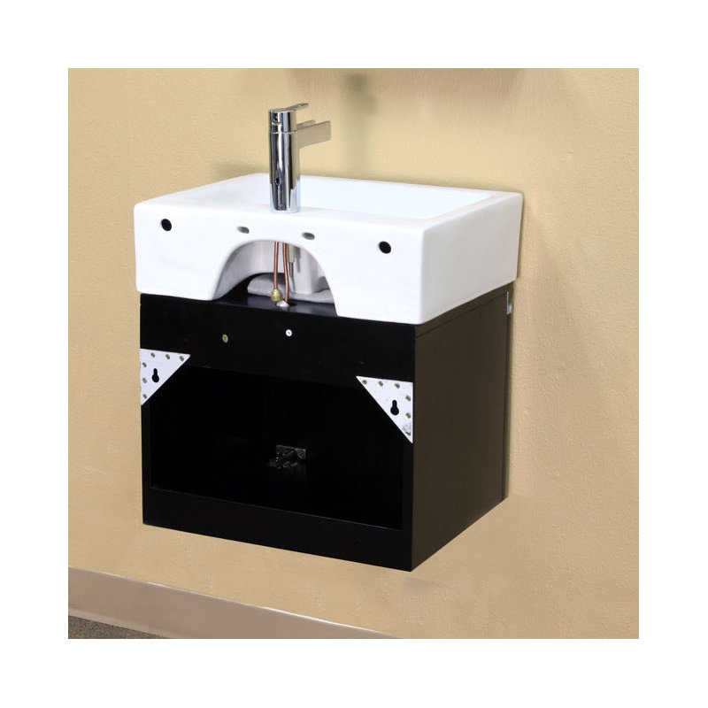 Ensemble de meuble-lavabo mural simple 21 po Luscombe
