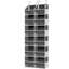 Rangement de porte à 5 niveaux, gris-2131613149