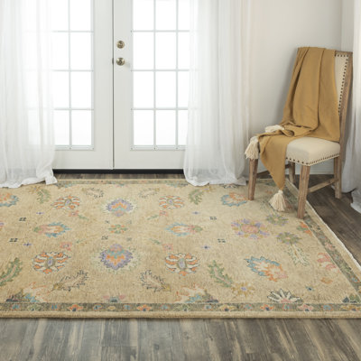 Wool Floral Indoor Rug