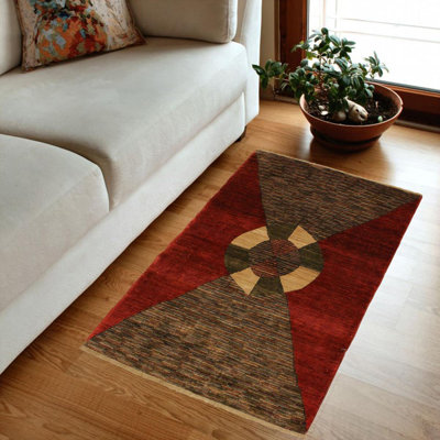 Wool Geometric Indoor Rug